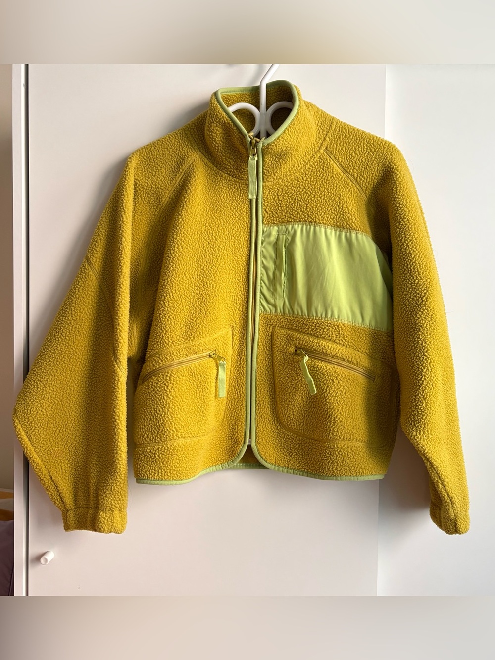 Pistachio Green Zip Fleece